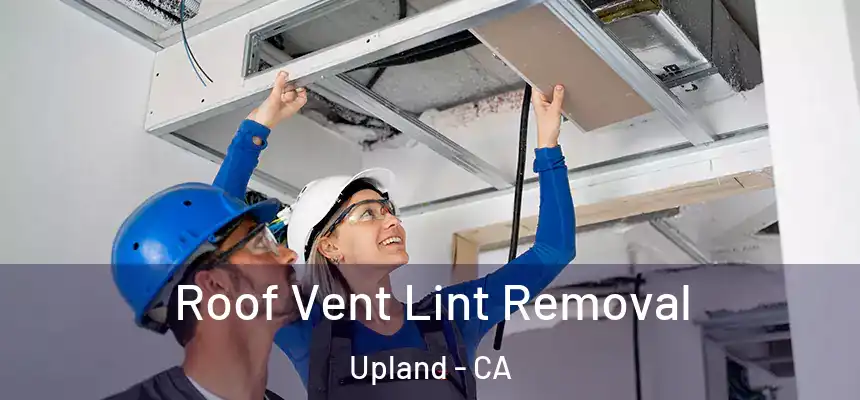 Roof Vent Lint Removal Upland - CA